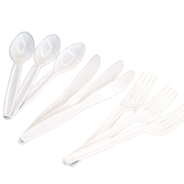 Plastic cutlery